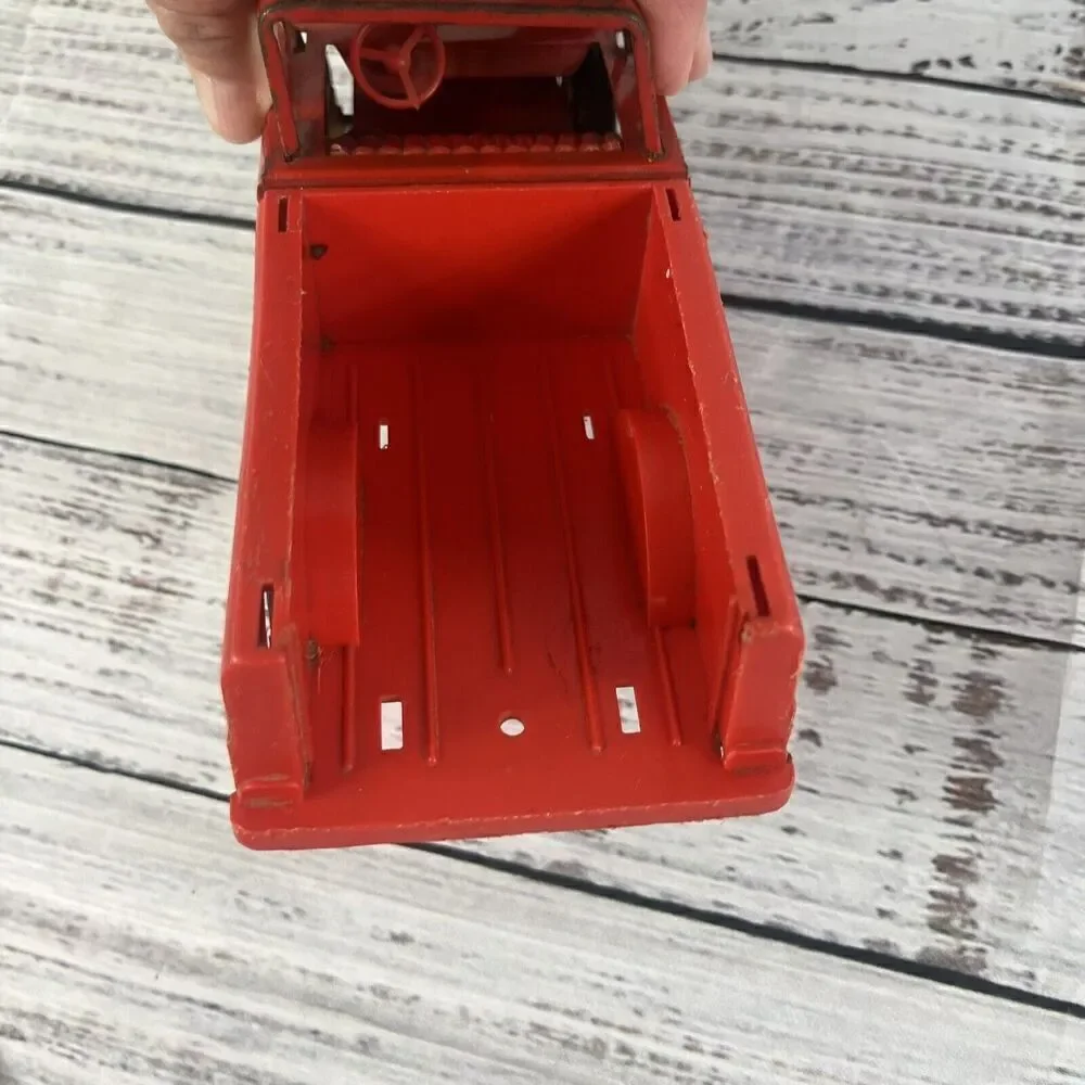 Vintage 1950'S 60’s Structo Red Pressed Steal Plastic Toy Pickup Truck